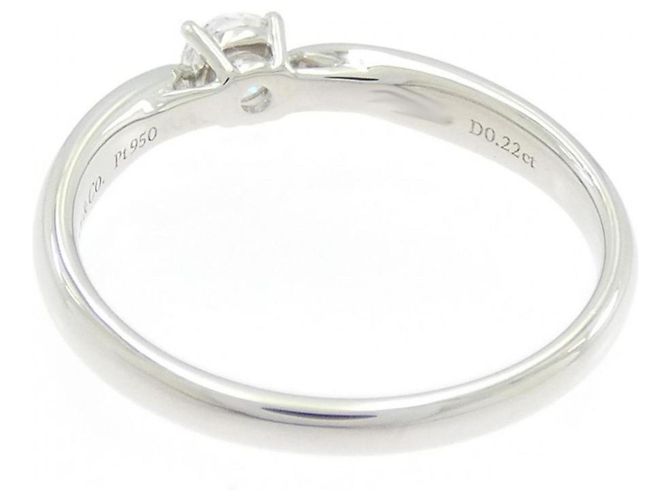 Tiffany & Co Tiffany Harmony Platinring mit Diamant - Ansicht 3