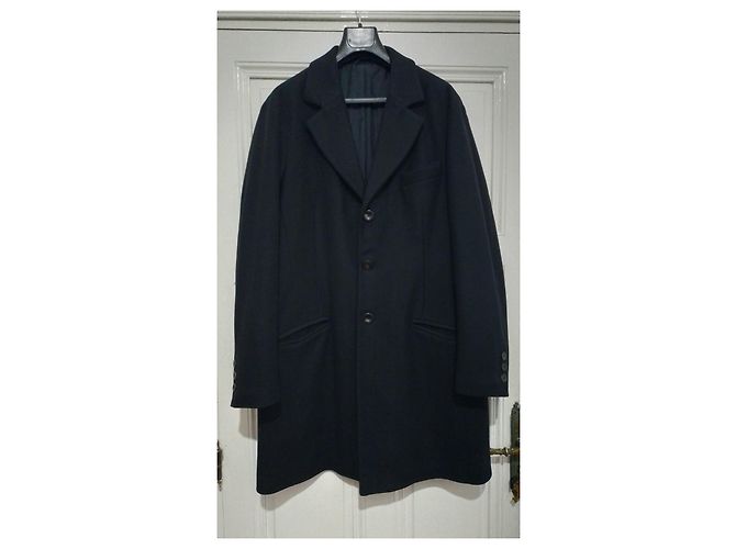 Cappotto Armani Collezioni in lana e cashmere nero - vista 2