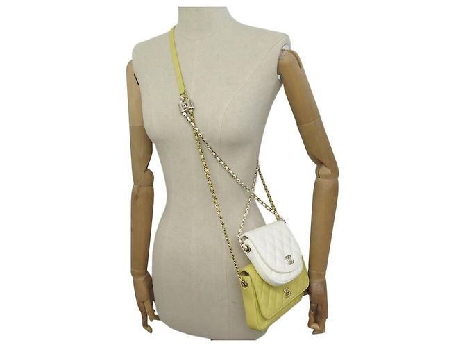 NUOVA BORSA CHANEL DOUBLE MINI FLAP AS0649 BORSA A SPALLA DUO - vista 7