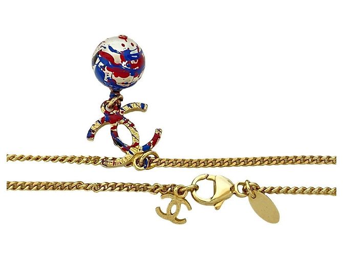 Chanel Coco Mark Halskette Golden Metallisch - Ansicht 3