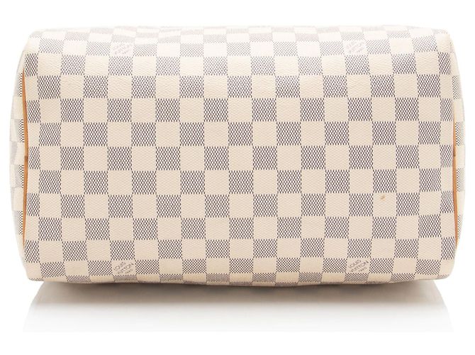 Louis Vuitton Damier Azur Speedy 30 Tasche Blau - Ansicht 4