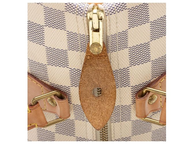 Louis Vuitton Damier Azur Speedy 30 Tasche Blau - Ansicht 9