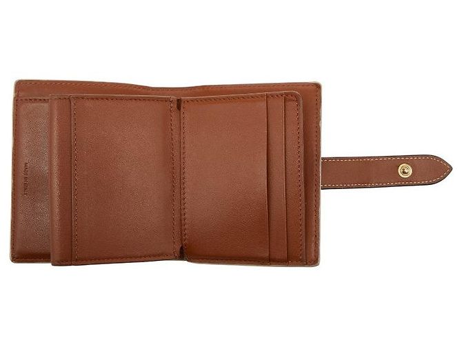 Céline Cartera Celine Triomphe Small Strap de cuero PVC Blanco - vista 9