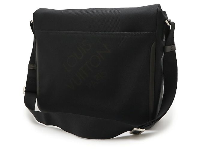 Borsa a tracolla in tela Damier Geant Louis Vuitton Nero - vista 2