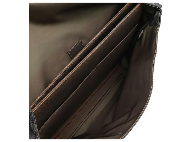 Borsa a tracolla in tela Damier Geant Louis Vuitton Nero - vista 6