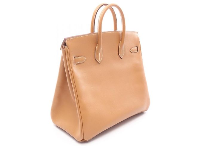 Borsa Hermès Haut à Courroies 32 Marrone - vista 4