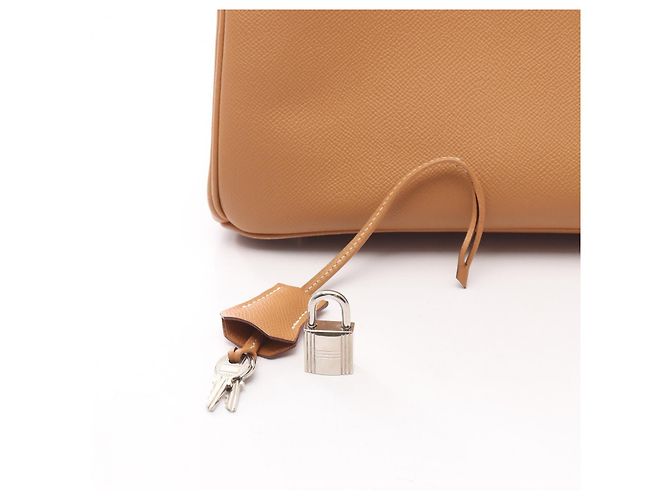 Borsa Hermès Haut à Courroies 32 Marrone - vista 7