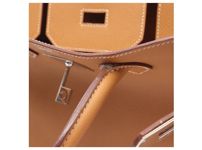 Borsa Hermès Haut à Courroies 32 Marrone - vista 8