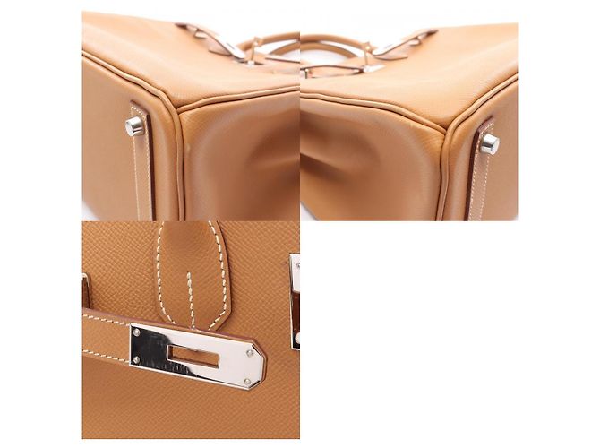 Borsa Hermès Haut à Courroies 32 Marrone - vista 9