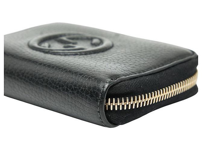 Gucci Soho Leder-Münzbeutel mit ineinandergreifendem G - vue 4