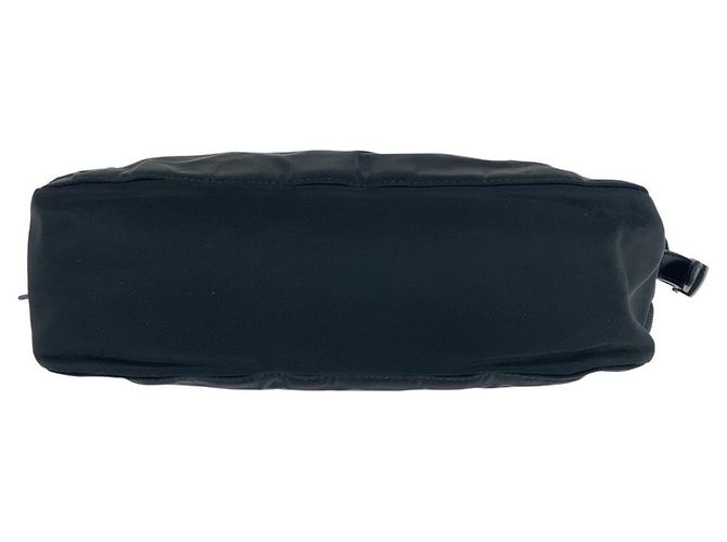 Borsa a Spalla in Nylon e Pelle Tessuto Prada Nero - vista 10