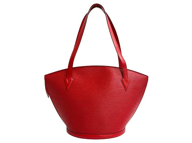 Louis Vuitton Saint Jacques Epi-Leder Tote Bag Rot - Ansicht 4