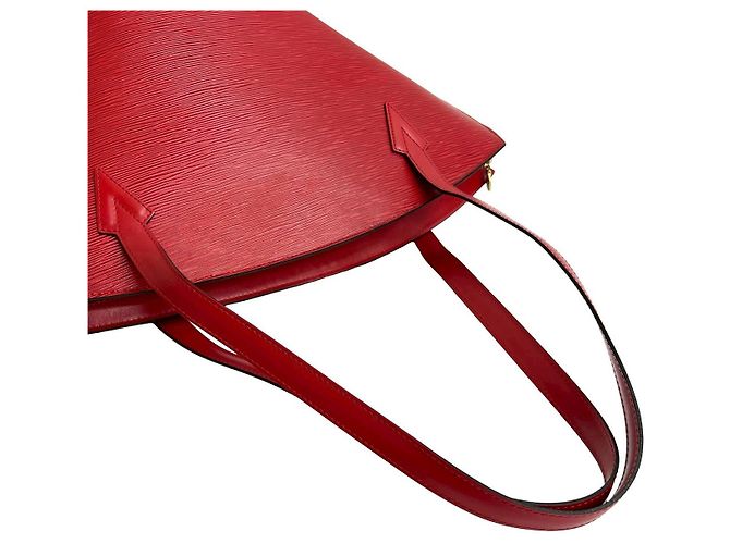 Louis Vuitton Saint Jacques Epi-Leder Tote Bag Rot - Ansicht 5