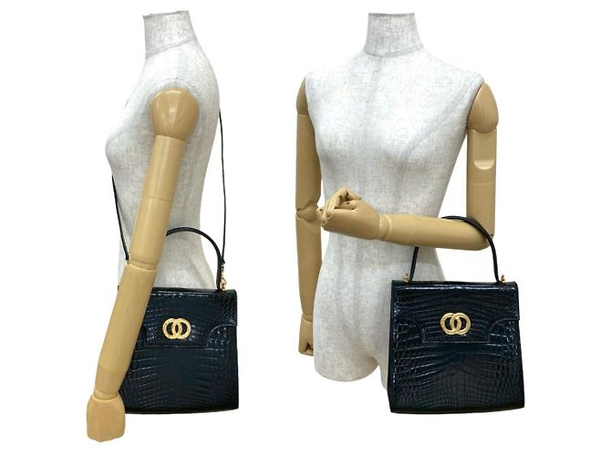 Céline Borsa 2 in 1 in pelle CELINE Nero - vista 3