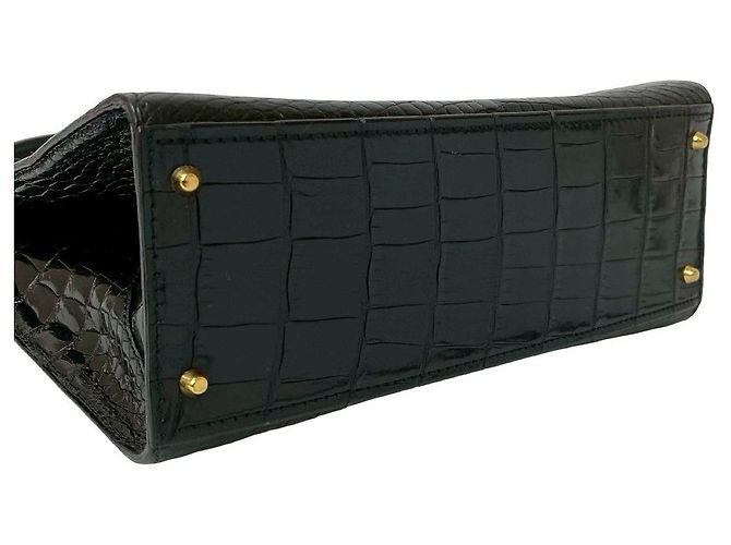 Céline Borsa 2 in 1 in pelle CELINE Nero - vista 8