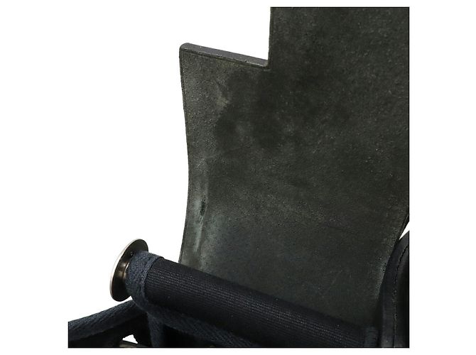 Borsa 2 in 1 Herbag AdPM in Tela Officier e Pelle di Hermès Nero - vista 8