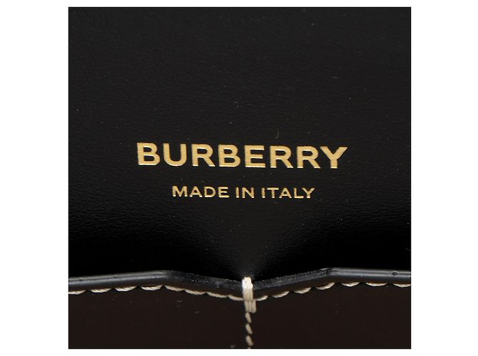 Tote XL in lana a quadri Burberry Marrone Beige - vista 8