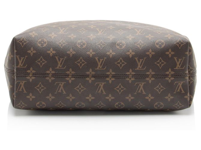 Borsa hobo Graceful MM in tela Monogram Louis Vuitton Marrone - vista 4