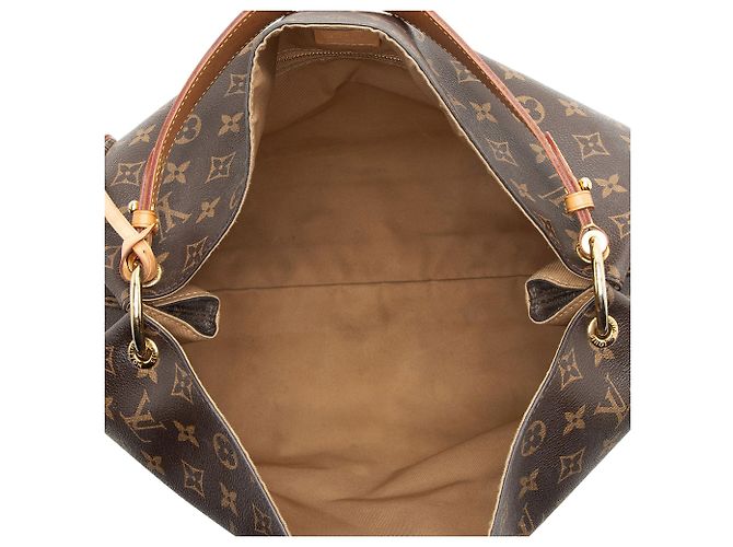 Borsa hobo Graceful MM in tela Monogram Louis Vuitton Marrone - vista 6