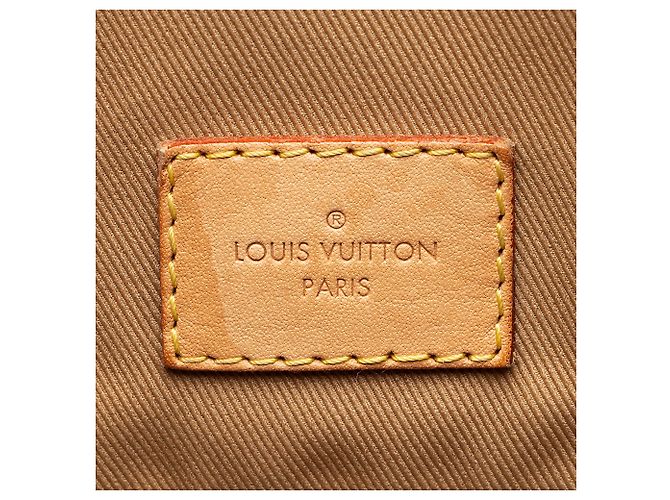 Borsa hobo Graceful MM in tela Monogram Louis Vuitton Marrone - vista 7