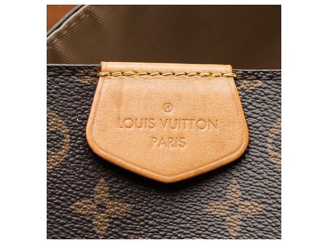 Borsa hobo Graceful MM in tela Monogram Louis Vuitton Marrone - vista 8
