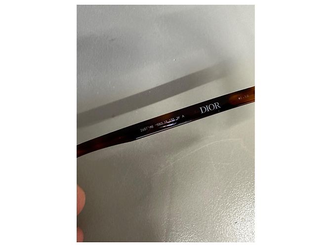 Dior 30 Montaigne 26B1 SI Havana Rectangular Sunglasses Brown - view 7