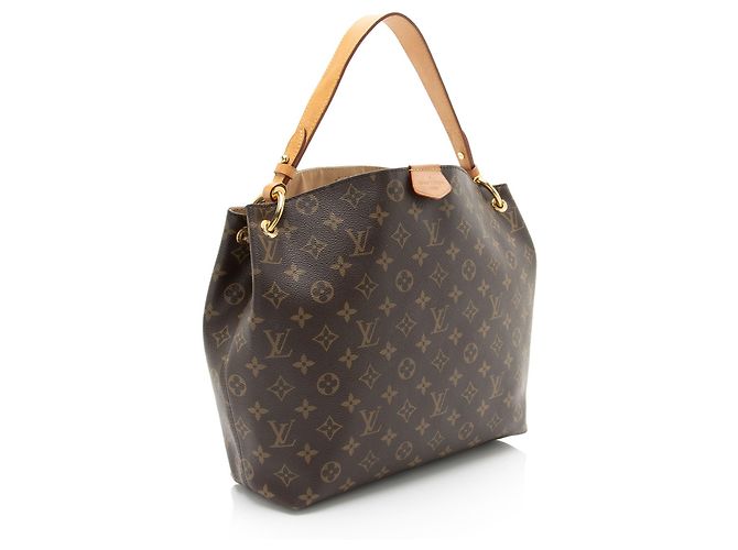 Borsa hobo Graceful PM in tela Monogram Louis Vuitton Marrone - vista 2
