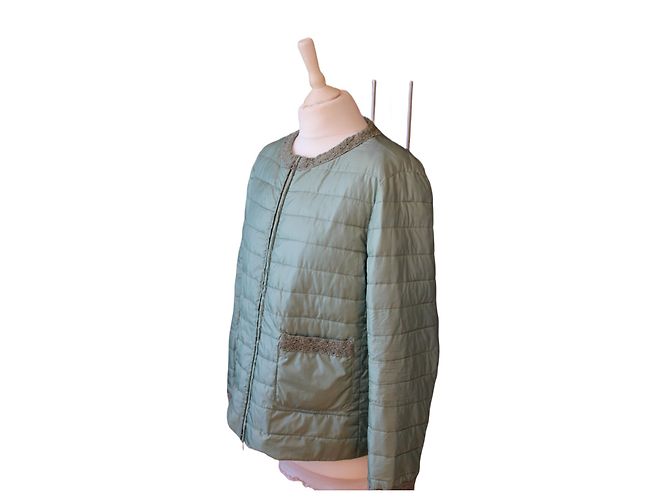 Autre Marque Chaqueta Gallotti ligeramente acolchada Verde Mojito Verde claro - vista 3