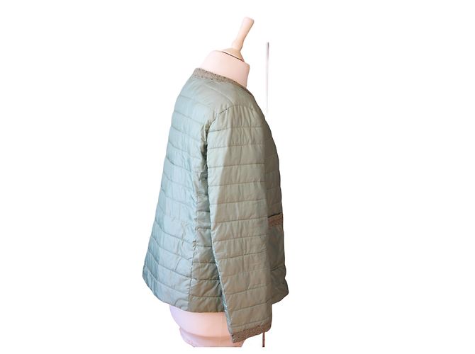 Autre Marque Chaqueta Gallotti ligeramente acolchada Verde Mojito Verde claro - vista 5