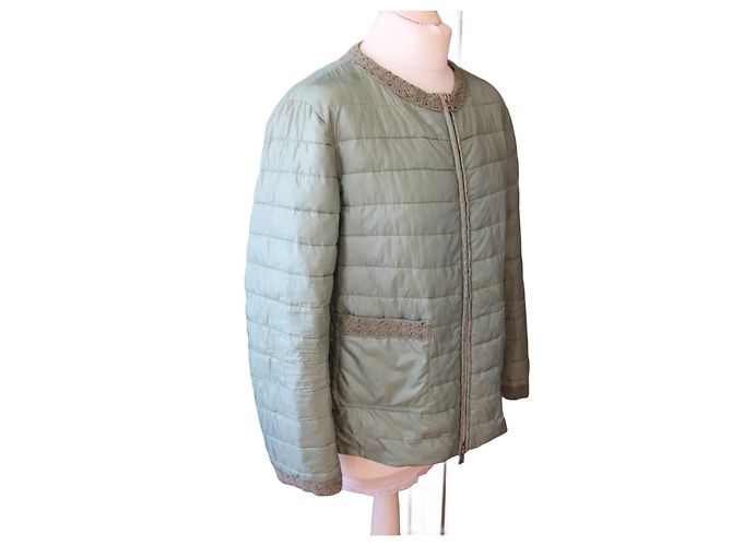 Autre Marque Chaqueta Gallotti ligeramente acolchada Verde Mojito Verde claro - vista 6