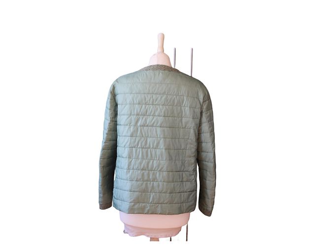 Autre Marque Chaqueta Gallotti ligeramente acolchada Verde Mojito Verde claro - vista 8