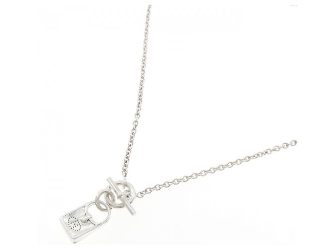Collana in argento 925 Hermès Evelyne Metallico - vista 2