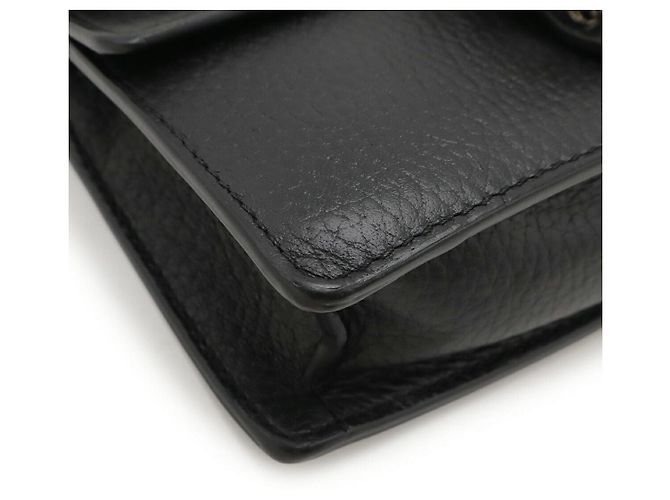 Borsa Mini Dionysus in Pelle Nera Gucci Nero - vista 3