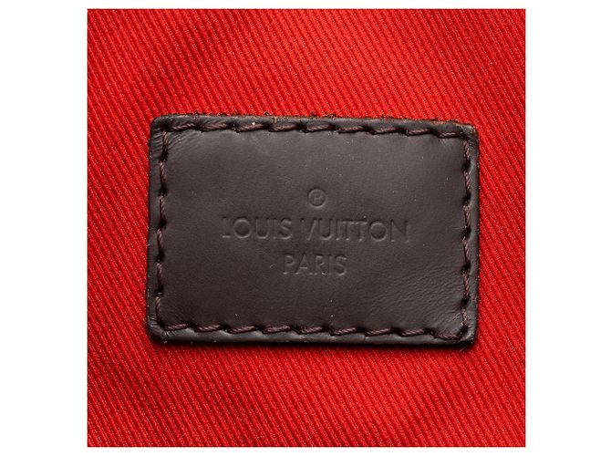Borsa hobo Graceful PM Damier Ebene di Louis Vuitton Marrone - vista 8