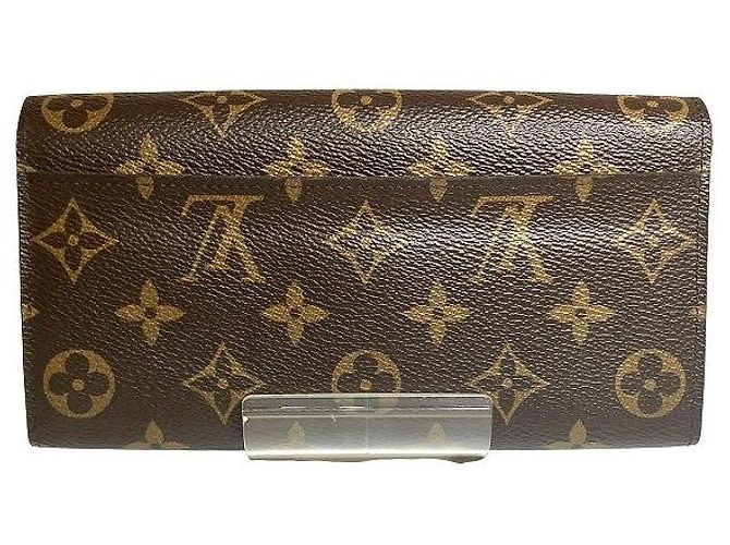 Portafoglio Lungo Monogramma Sarah di Louis Vuitton Marrone - vista 2