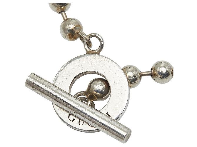 Pulsera de cadena de bolas Gucci SV925 Plata Metálico - vista 3