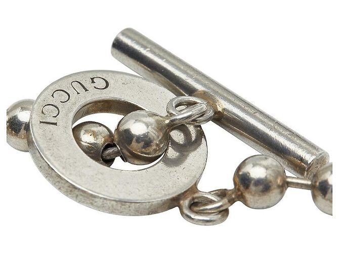 Pulsera de cadena de bolas Gucci SV925 Plata Metálico - vista 4