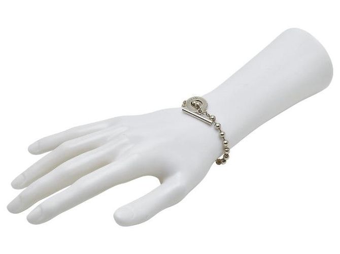 Pulsera de cadena de bolas Gucci SV925 Plata Metálico - vista 7