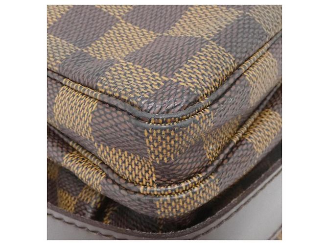 Borsa a Spalla Naviglio Damier Louis Vuitton Marrone - vista 3