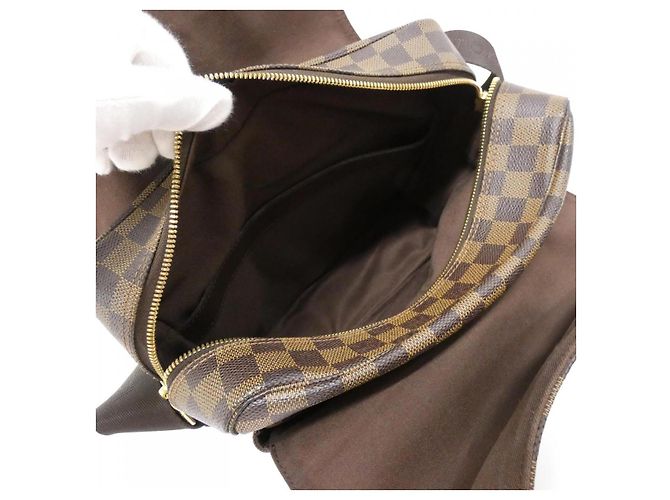 Borsa a Spalla Naviglio Damier Louis Vuitton Marrone - vista 8
