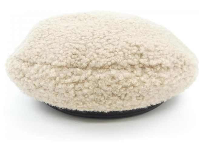 Cappello in agnello e cervo Jazz Hermès 58 Marrone Beige - vista 2