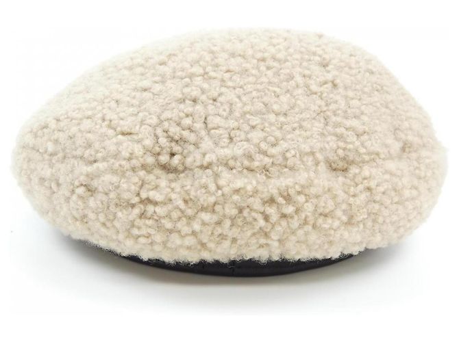 Cappello in agnello e cervo Jazz Hermès 58 Marrone Beige - vista 4