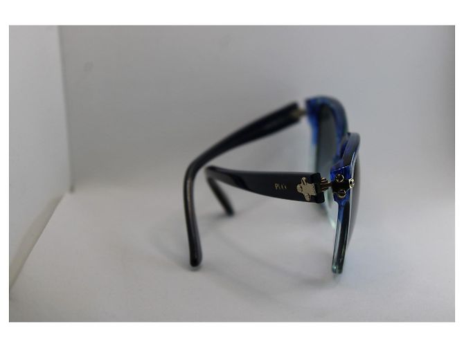 Occhiali da sole Emilio Pucci blu sfumati - vista 10
