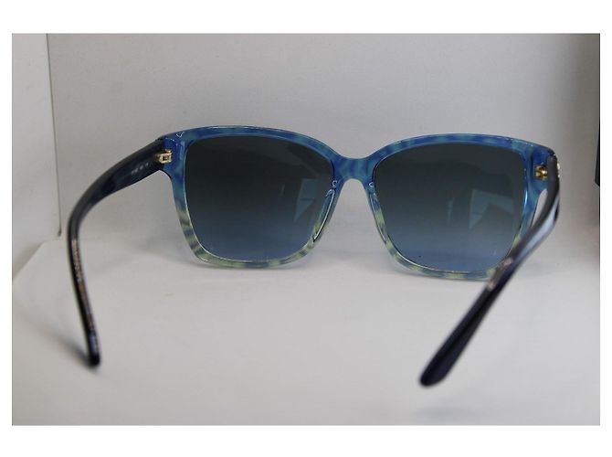 Occhiali da sole Emilio Pucci blu sfumati - vista 12