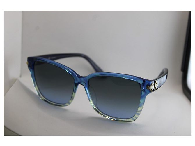 Occhiali da sole Emilio Pucci blu sfumati - vista 5