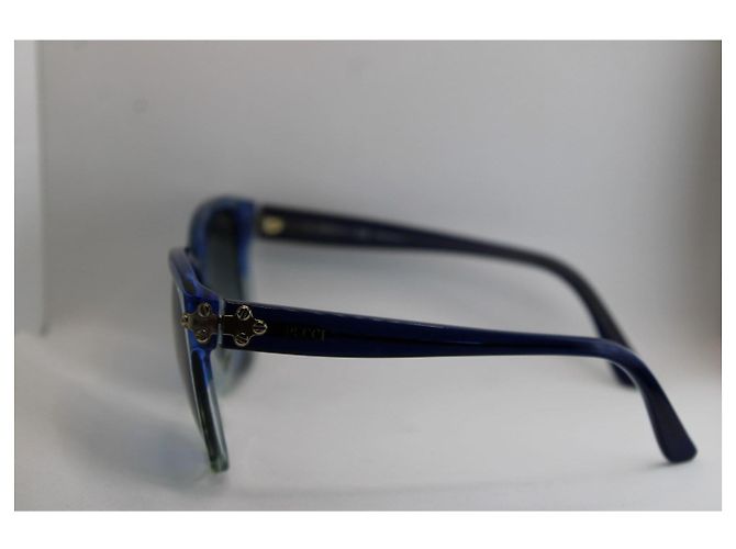 Occhiali da sole Emilio Pucci blu sfumati - vista 7