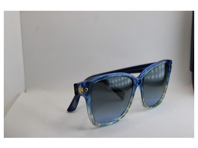 Occhiali da sole Emilio Pucci blu sfumati - vista 8