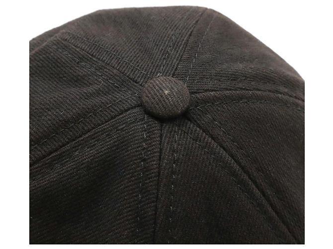 Cappellino da baseball in cotone LV Smash di Louis Vuitton Nero - vista 4