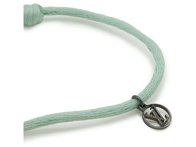 Bracciale Louis Vuitton Silver Lockit Doudou Louis SV925 Verde - vista 3