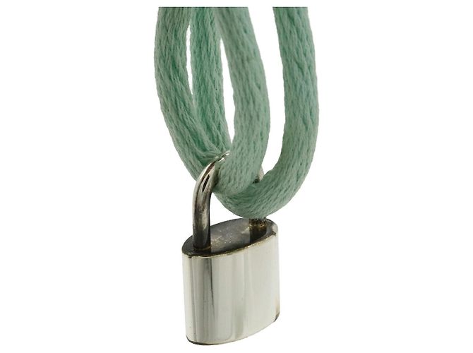 Bracciale Louis Vuitton Silver Lockit Doudou Louis SV925 Verde - vista 5